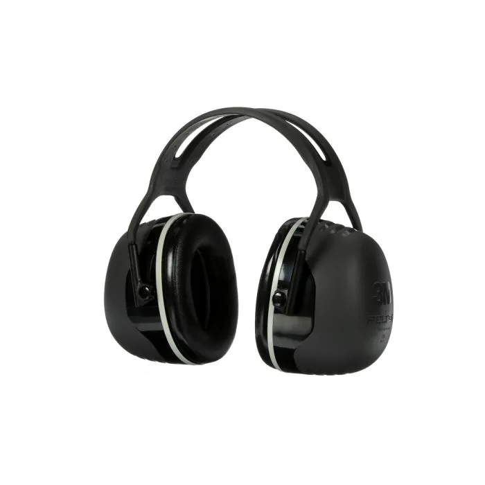 3M Peltor X5A Over-the-Head Earmuffs, Black, Universal, 1 Each