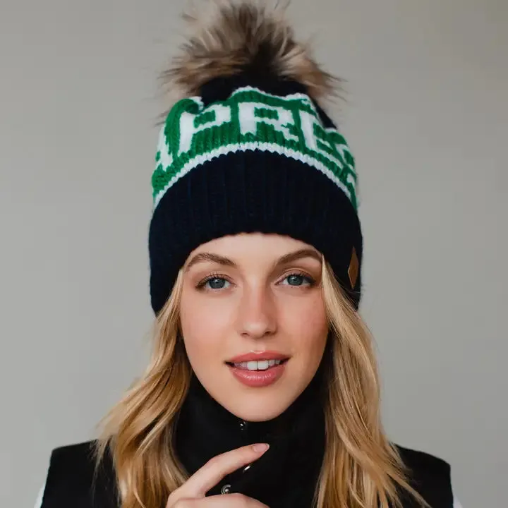 Apres Knit Pom Hat