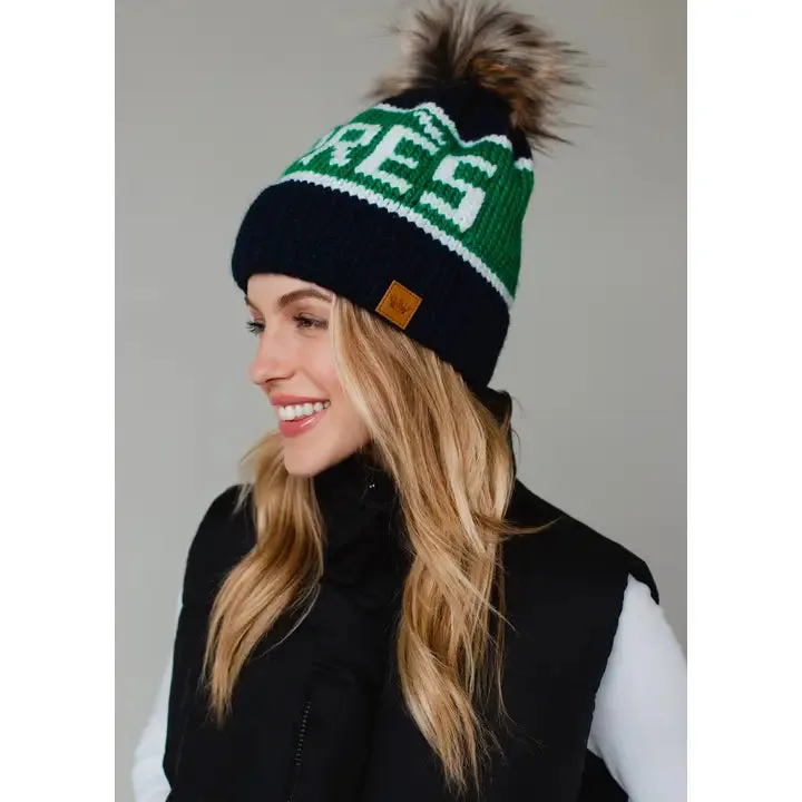 Apres Knit Pom Hat