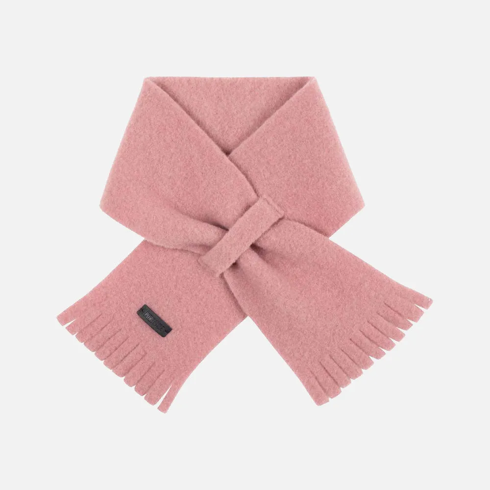 Baby & Kids Merino Wool Fleece Scarf - Shadow Rose