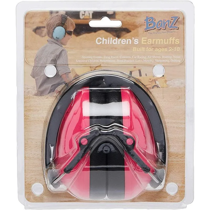 Banz Kids Hearing Protection Earmuffs - 2yrs  