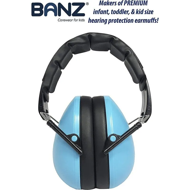 Banz Kids Hearing Protection Earmuffs - 2yrs  