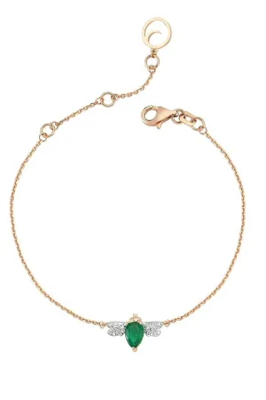 BEE GODDESS | QUEEN BEE BELLA EMERALD BRACELET