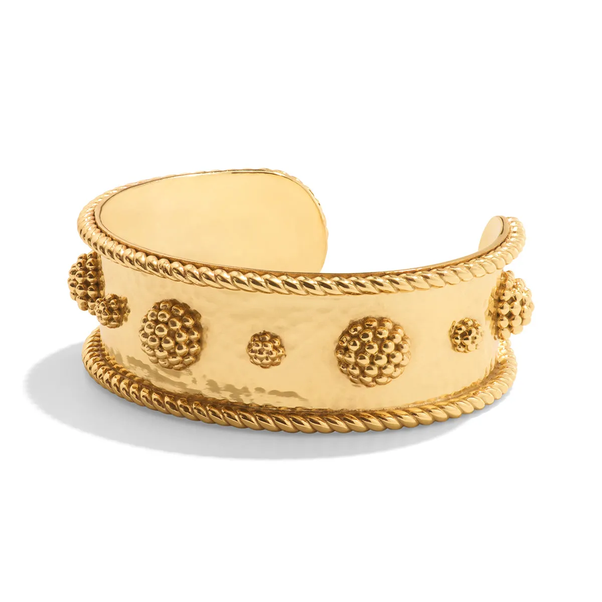 Berry Cuff-Hammered Gold