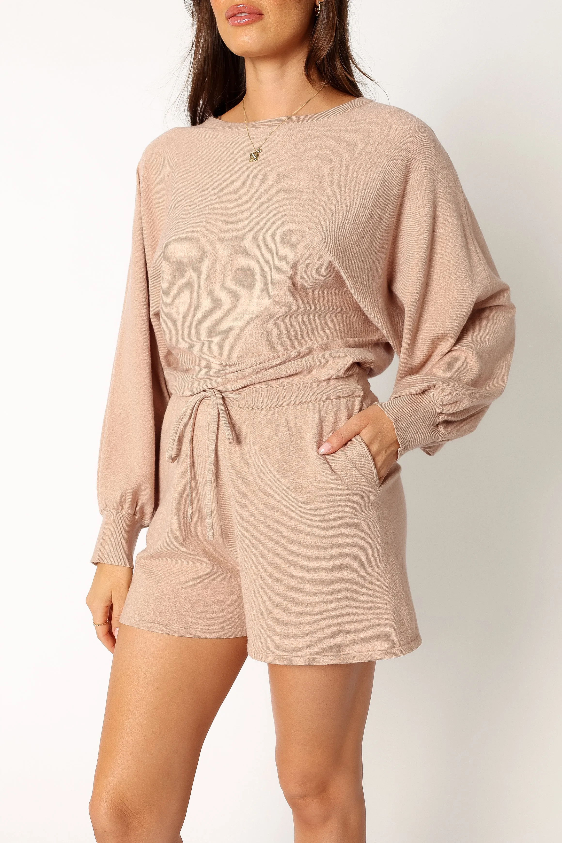 Blakey Romper - Light Taupe