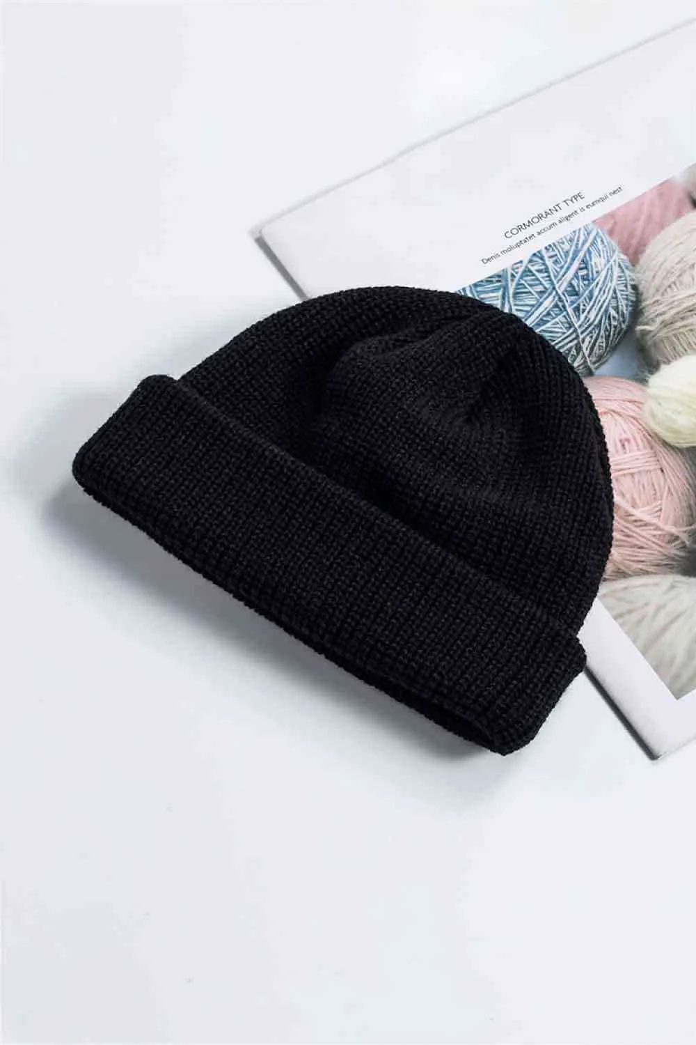 Cozy Rib-Knit Cuff Beanie