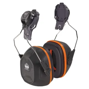 Ergodyne 60258 #8880 Cap-Style & Helmet Gray NRR 26db Mounted Earmuffs