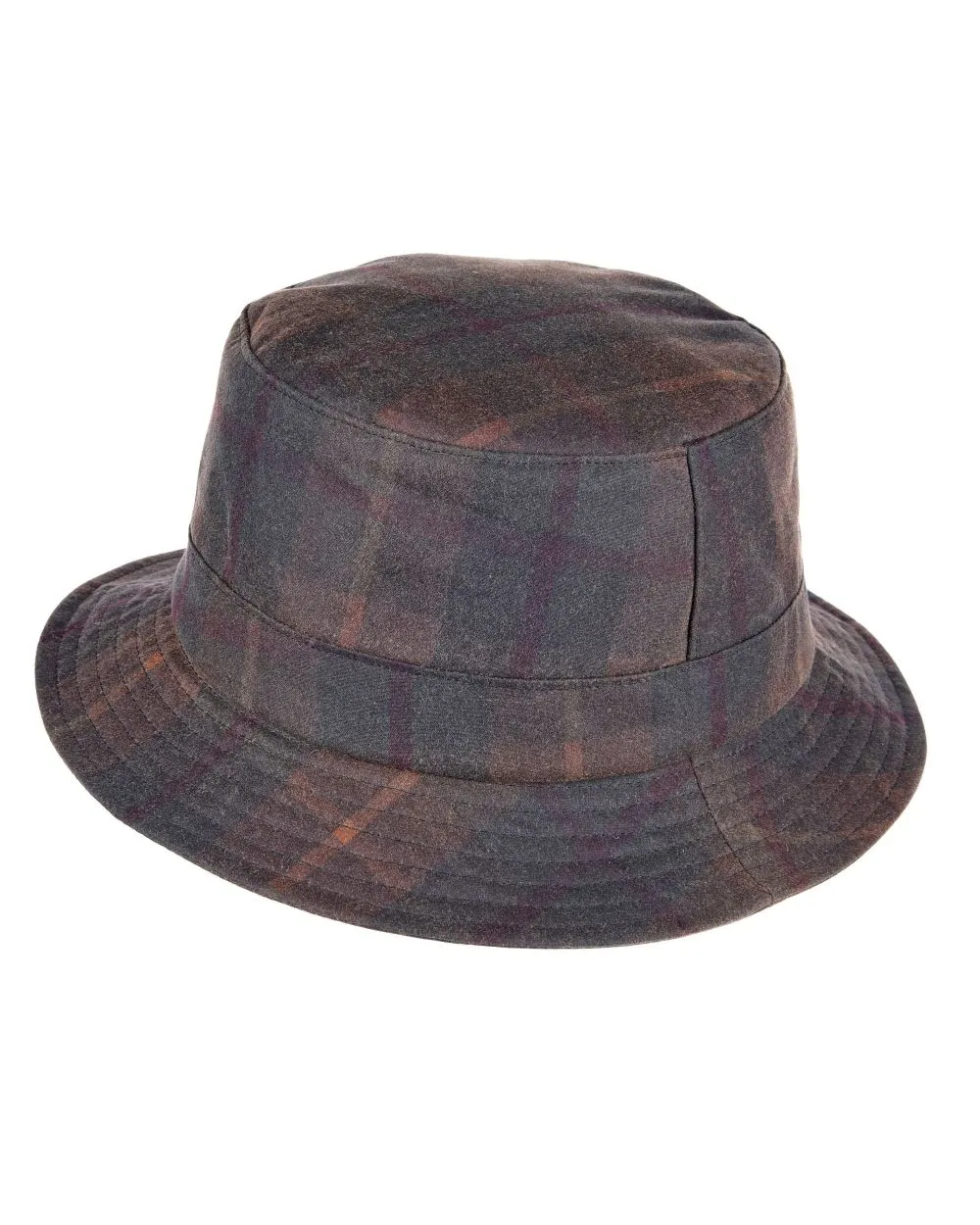 Heather Lachlan Tartan Wax Bush Hat