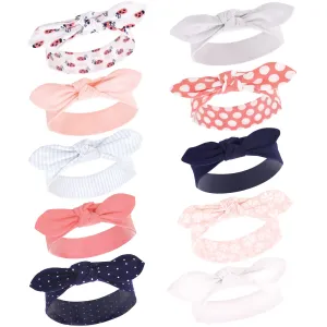 Hudson Baby Cotton and Synthetic Headbands, Ladybug