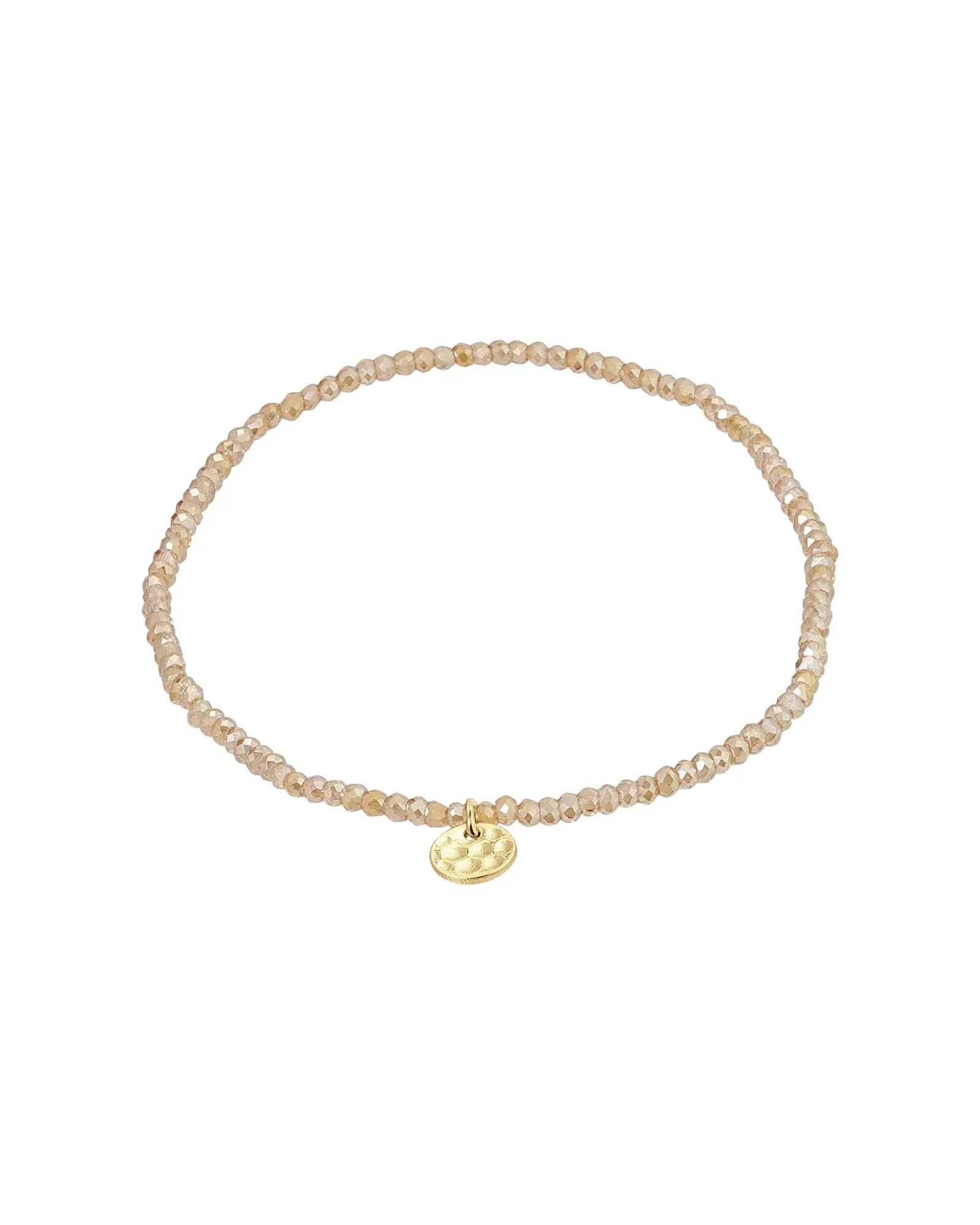 INDIE Bracelet - Peach/Gold Plated