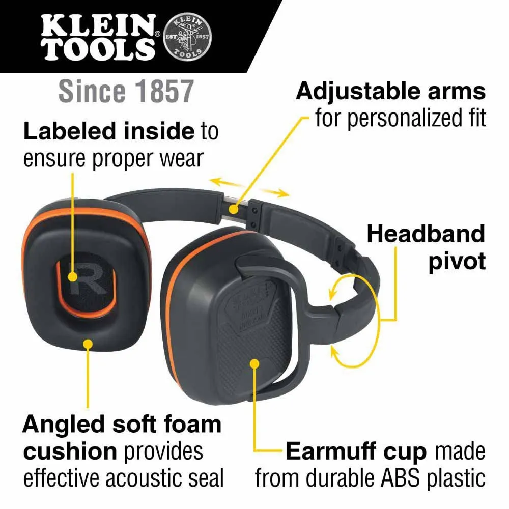 Klein 60613 Behind-the-Head Earmuffs