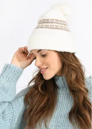 Knit Winter Pompom Hat