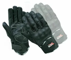 Leather Motorbike Knuckle Protection Glove