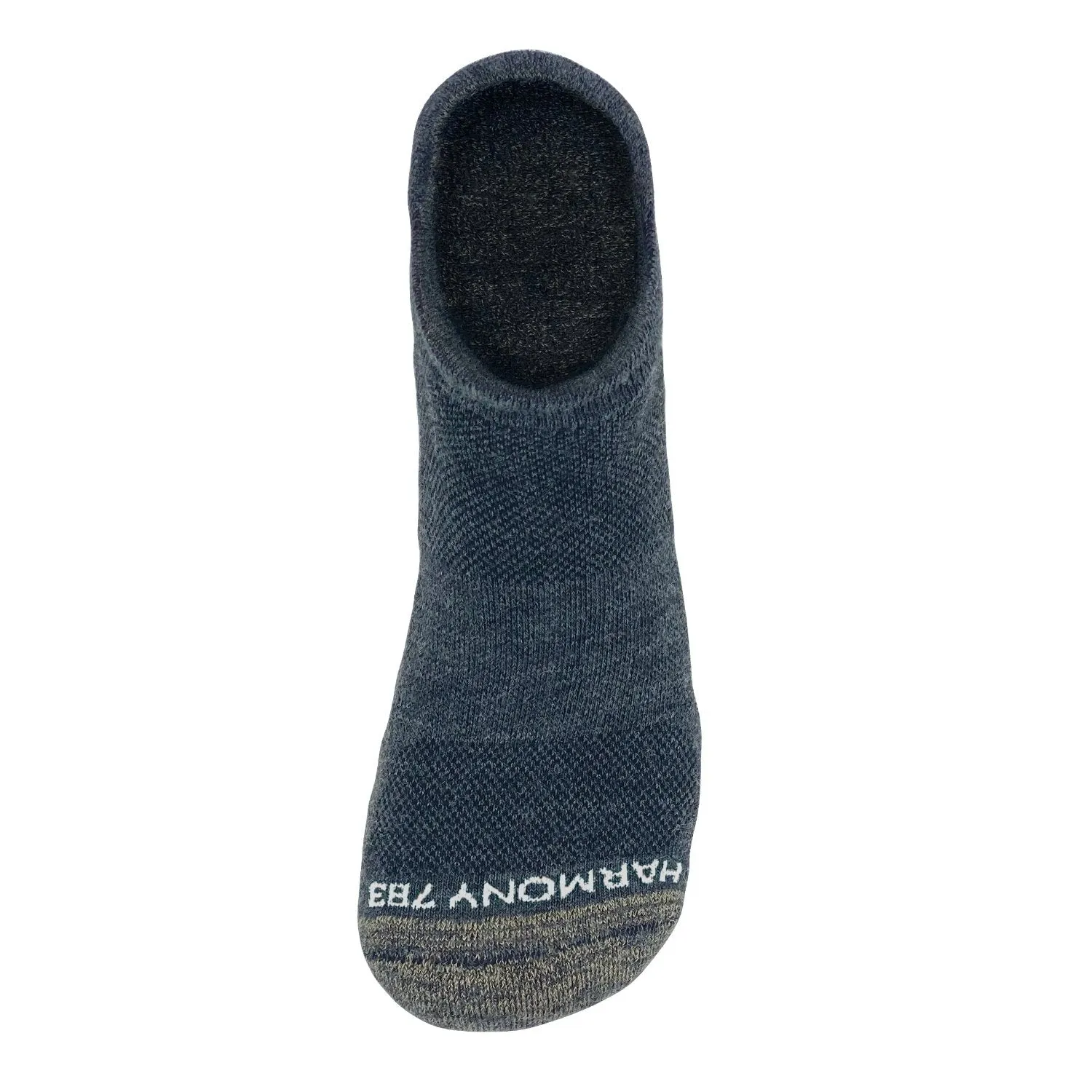 Low-Cut Grounding Socks • Grey Merino Wool