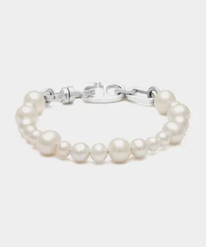 Maor Reidak Pearl Bracelet in White