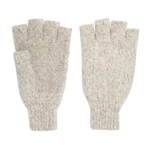 Men's Ragg Wool Insulated Fingerless Gloves