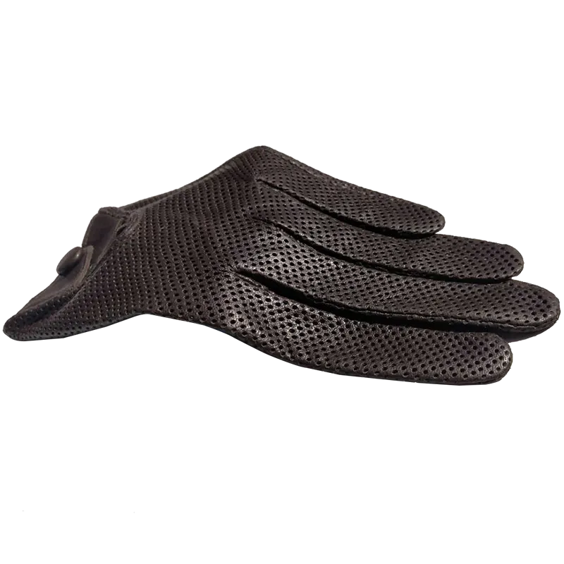 Mens Unlined Leather Glove For Fitted Tight