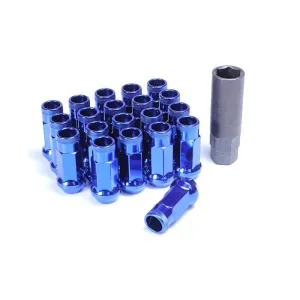 Muteki SR48 Lug Nuts Open End - Blue