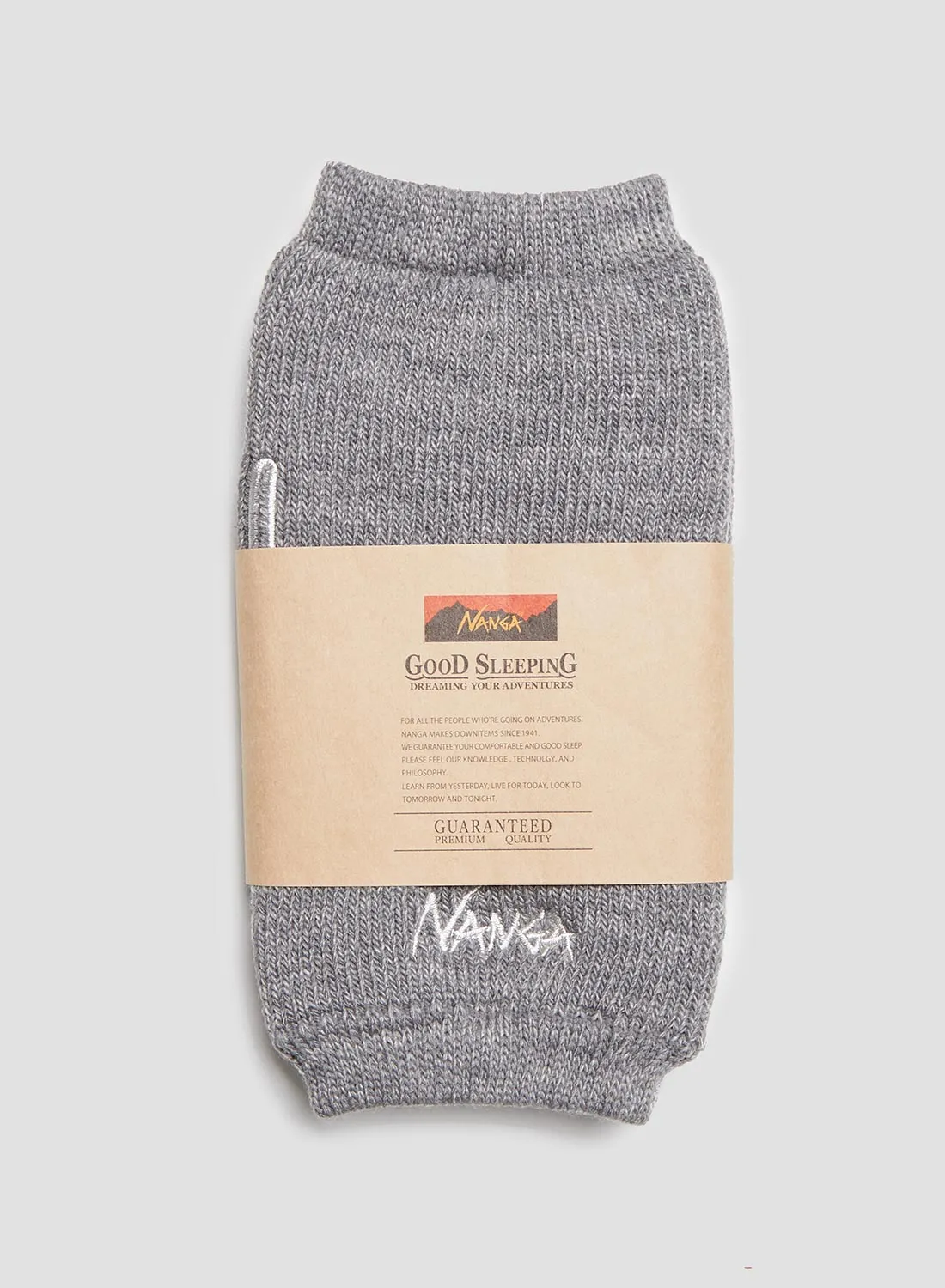 Nanga Warm Pile Room Wrist Gaiter in Grey