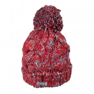 Olann Pink and Blue Fleck Bobble Hat