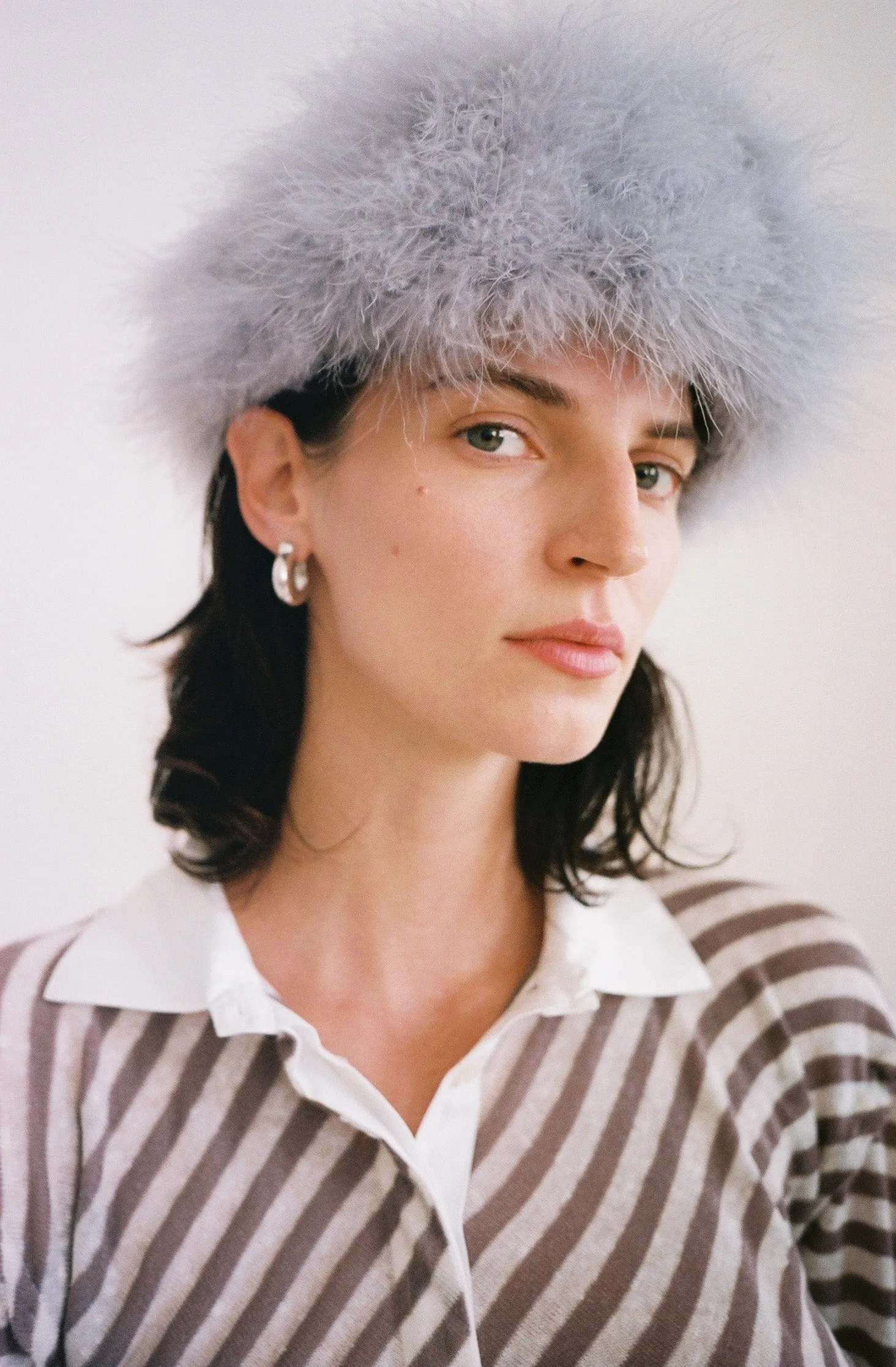 Overcast Kim Feather Hat