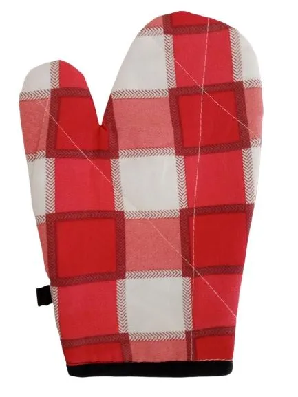 Pair of Multicolor Oven Gloves / Mitts - Premium Quality Cotton Terry