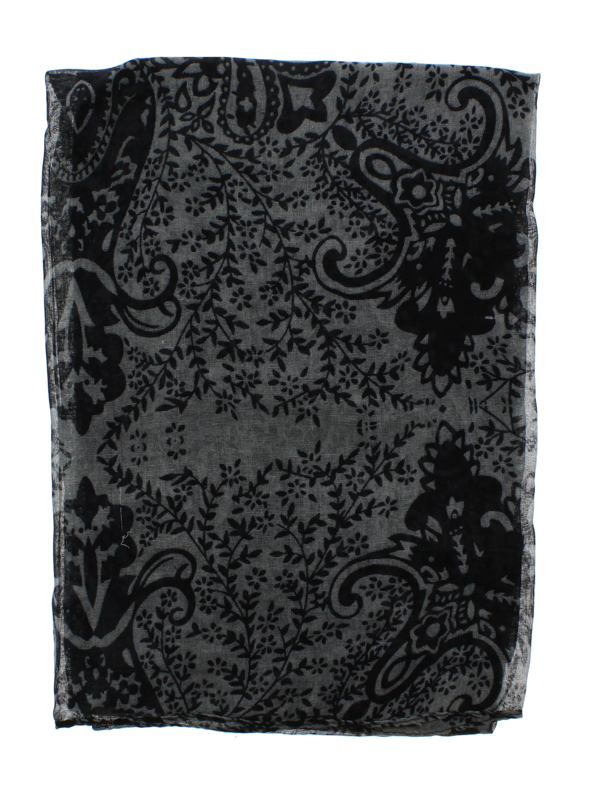 Paisley & Floral Print Scarf