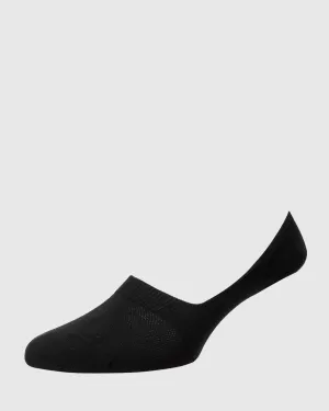 PANTHERELLA 3000FI PLAIN BLACK INVISIBLE SOCKS