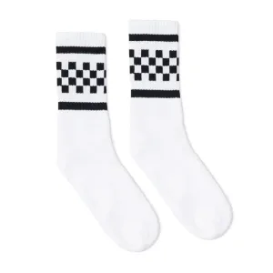 Socco - Mid Socks - Black and White Checkered