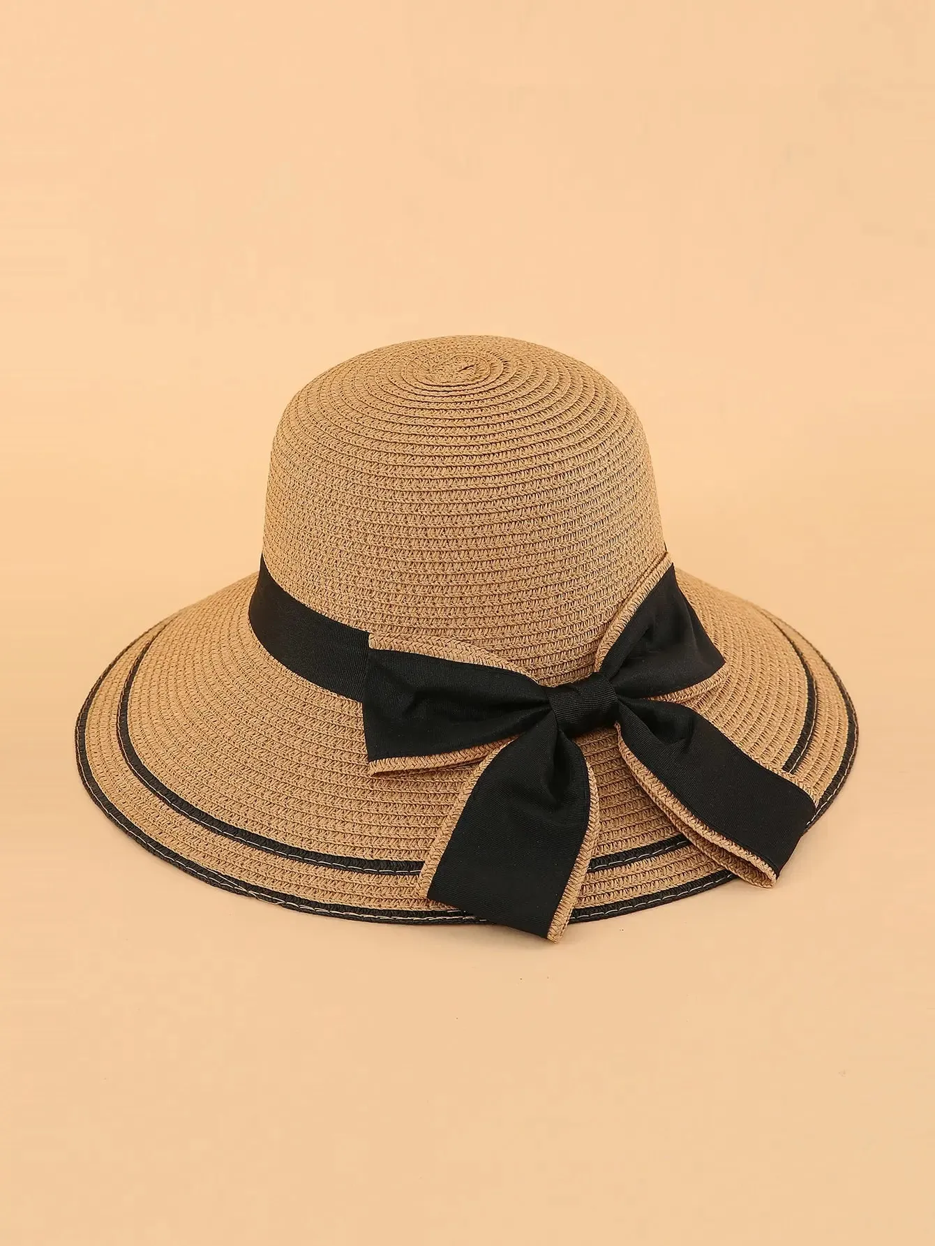 Stylish Summer Sun Hat for Women with Bowknot Detail