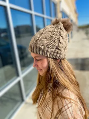 Taupe Tori Beanie