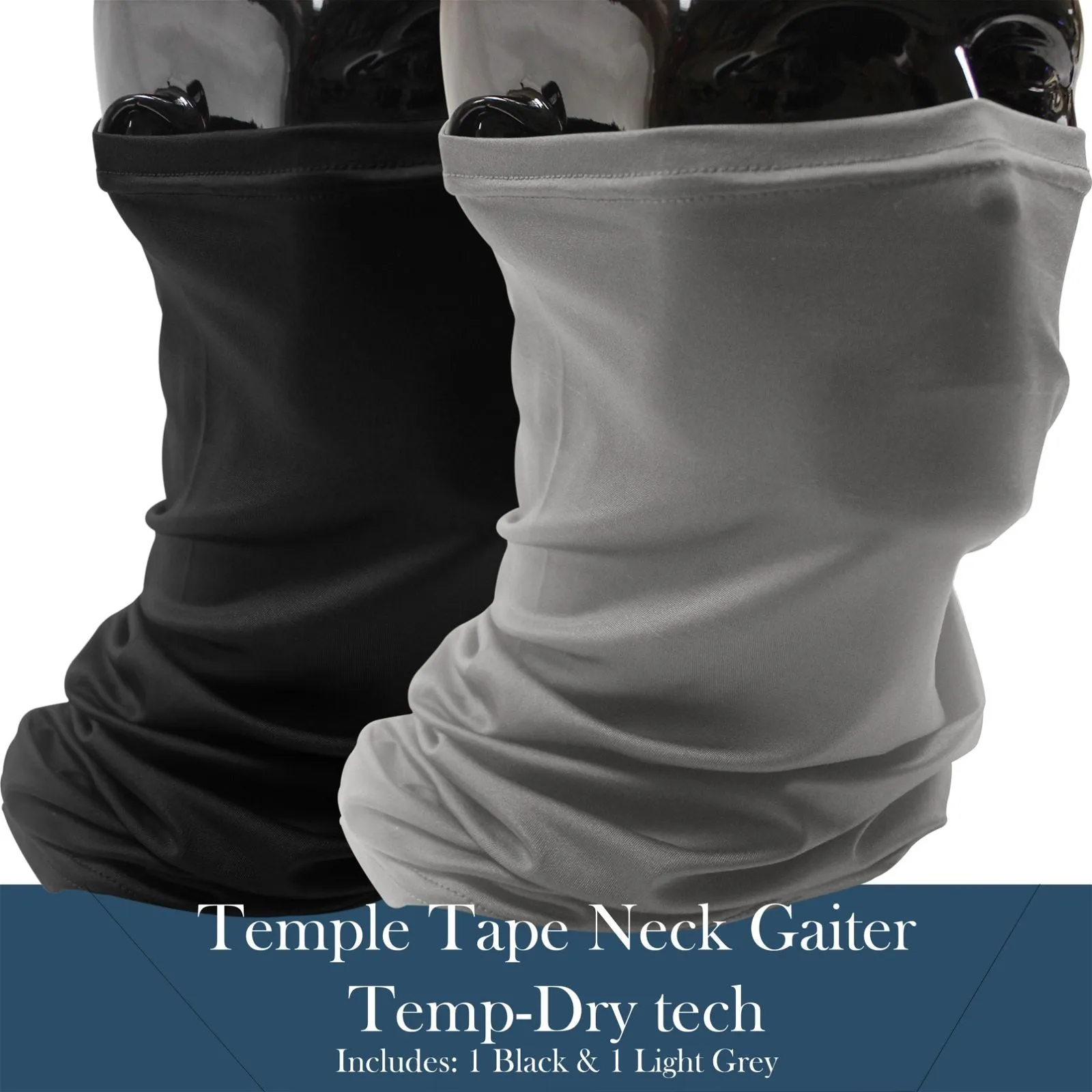 TEMPLE TAPE PERFORMANCE NECK GAITERS BUNDLE & SAVE - 2 PACKS