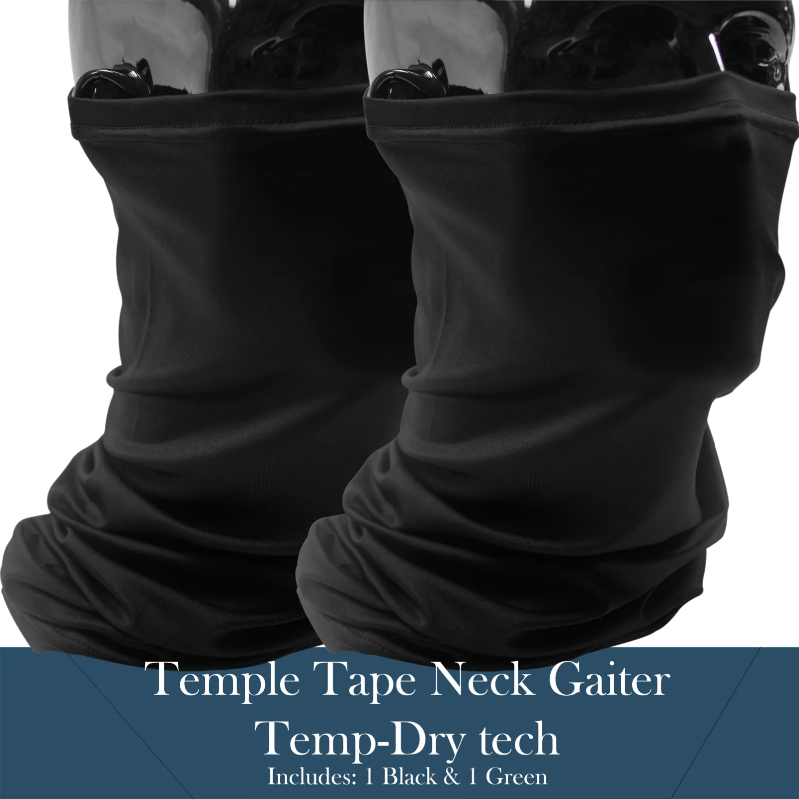 TEMPLE TAPE PERFORMANCE NECK GAITERS BUNDLE & SAVE - 2 PACKS