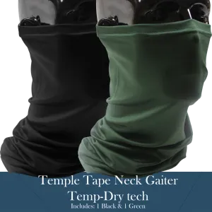 TEMPLE TAPE PERFORMANCE NECK GAITERS BUNDLE & SAVE - 2 PACKS