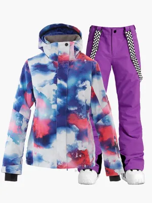 TreadSnow Women's Everbright Colorful Snowboard Suits