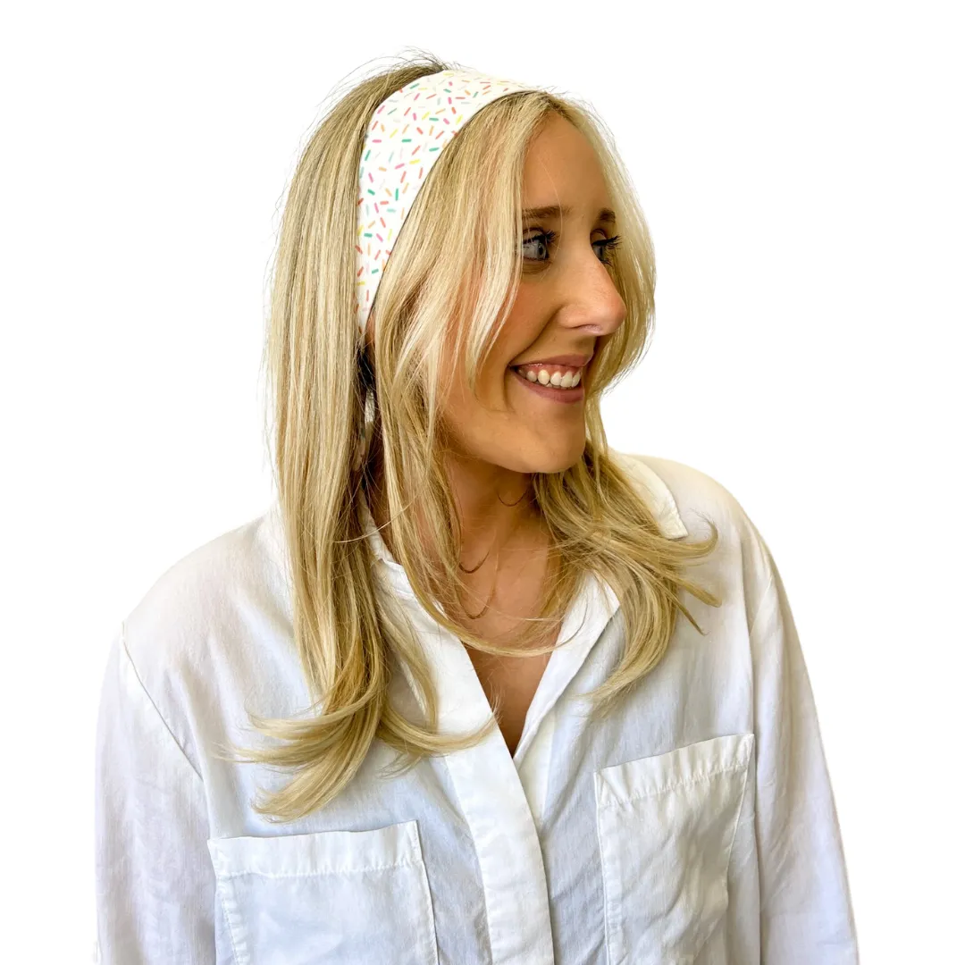 Ultra Soft Knotted Headband - Sprinkles