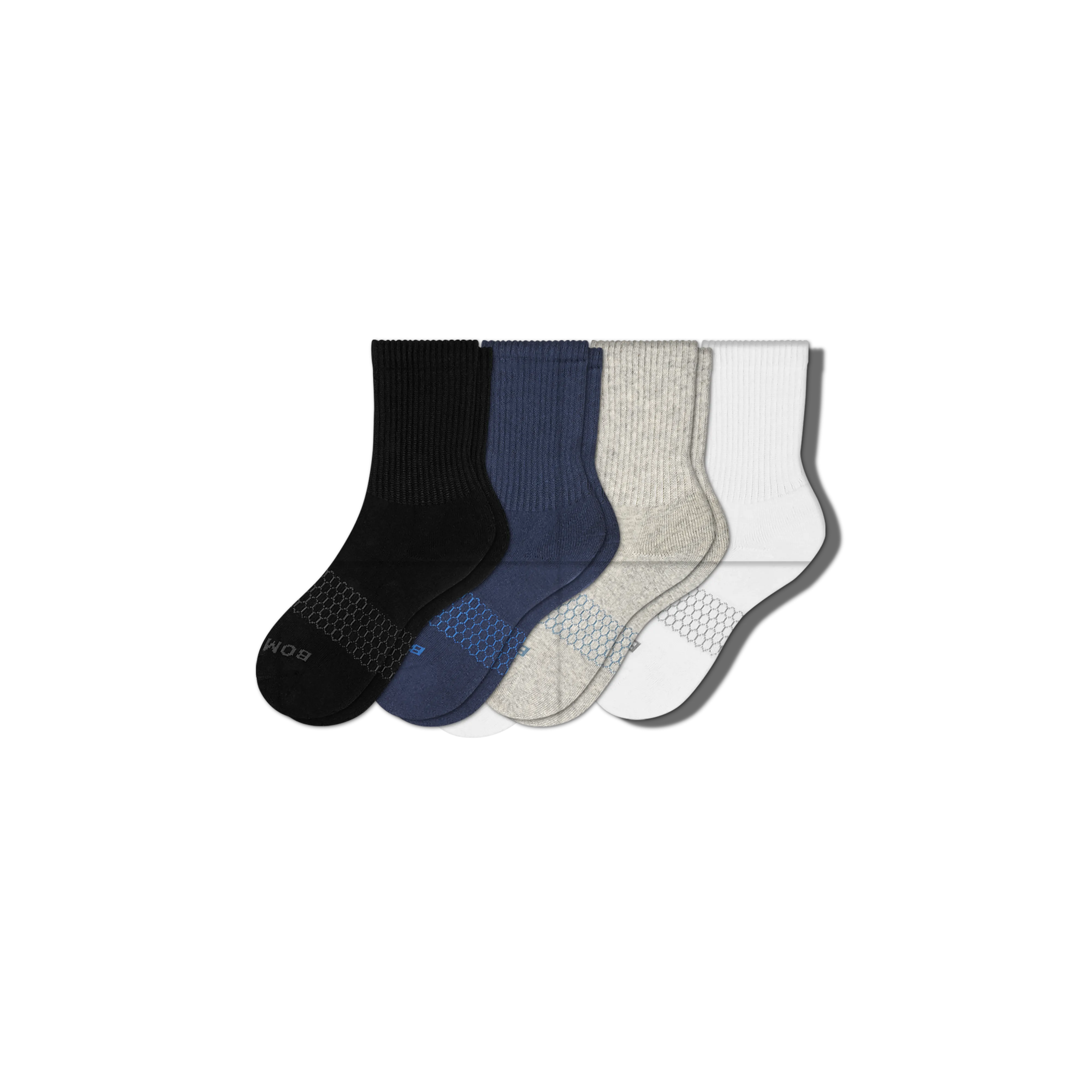 Youth Solid Calf Sock 4-Pack