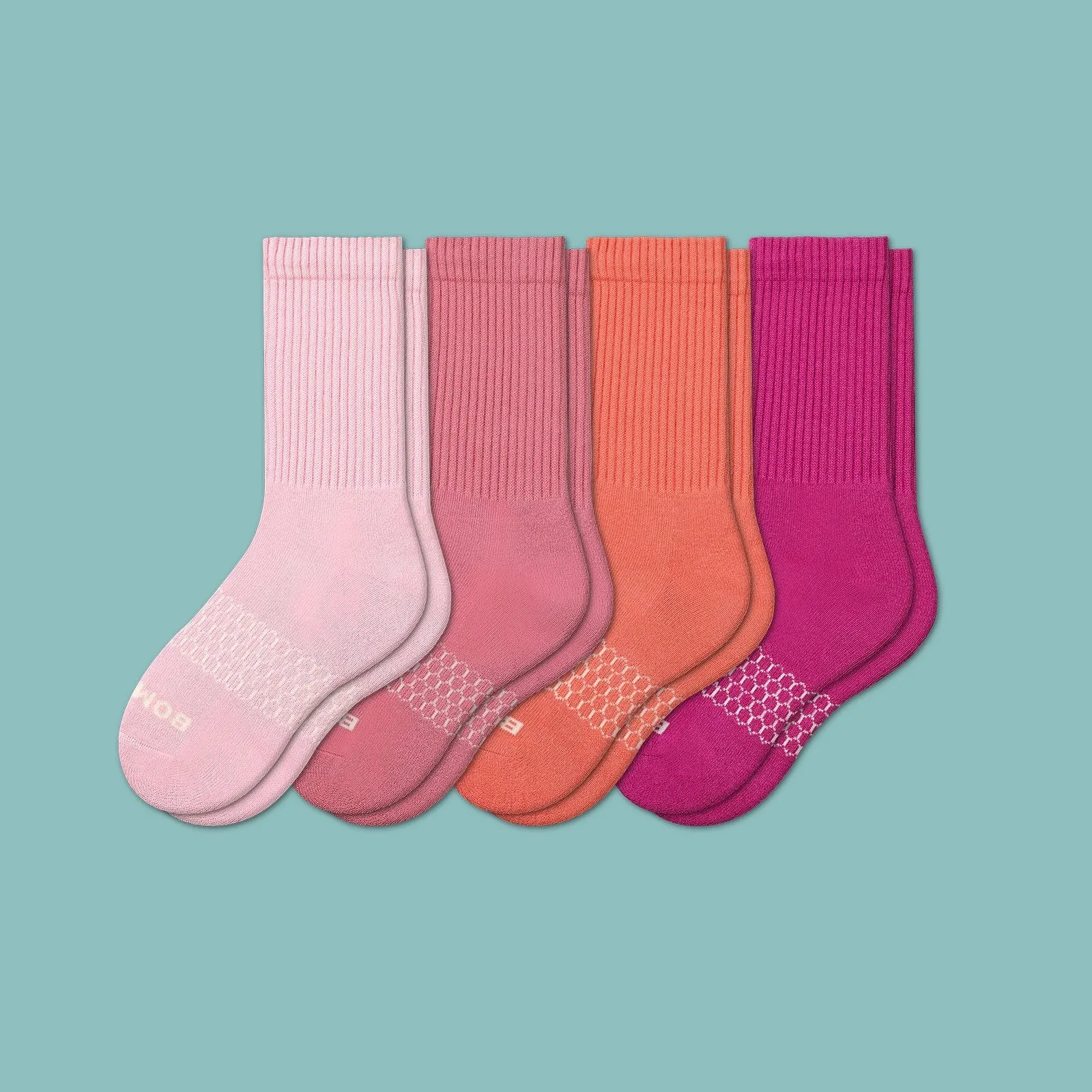 Youth Solid Calf Sock 4-Pack