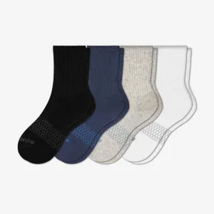 Youth Solid Calf Sock 4-Pack