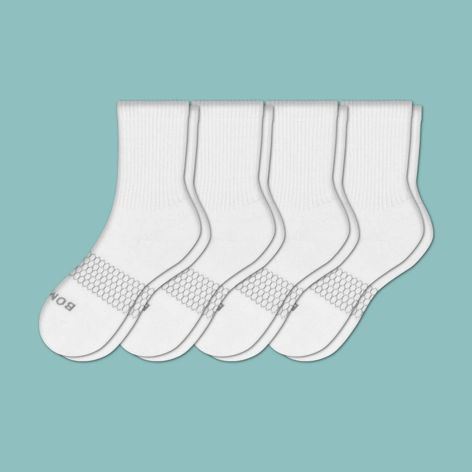 Youth Solid Calf Sock 4-Pack