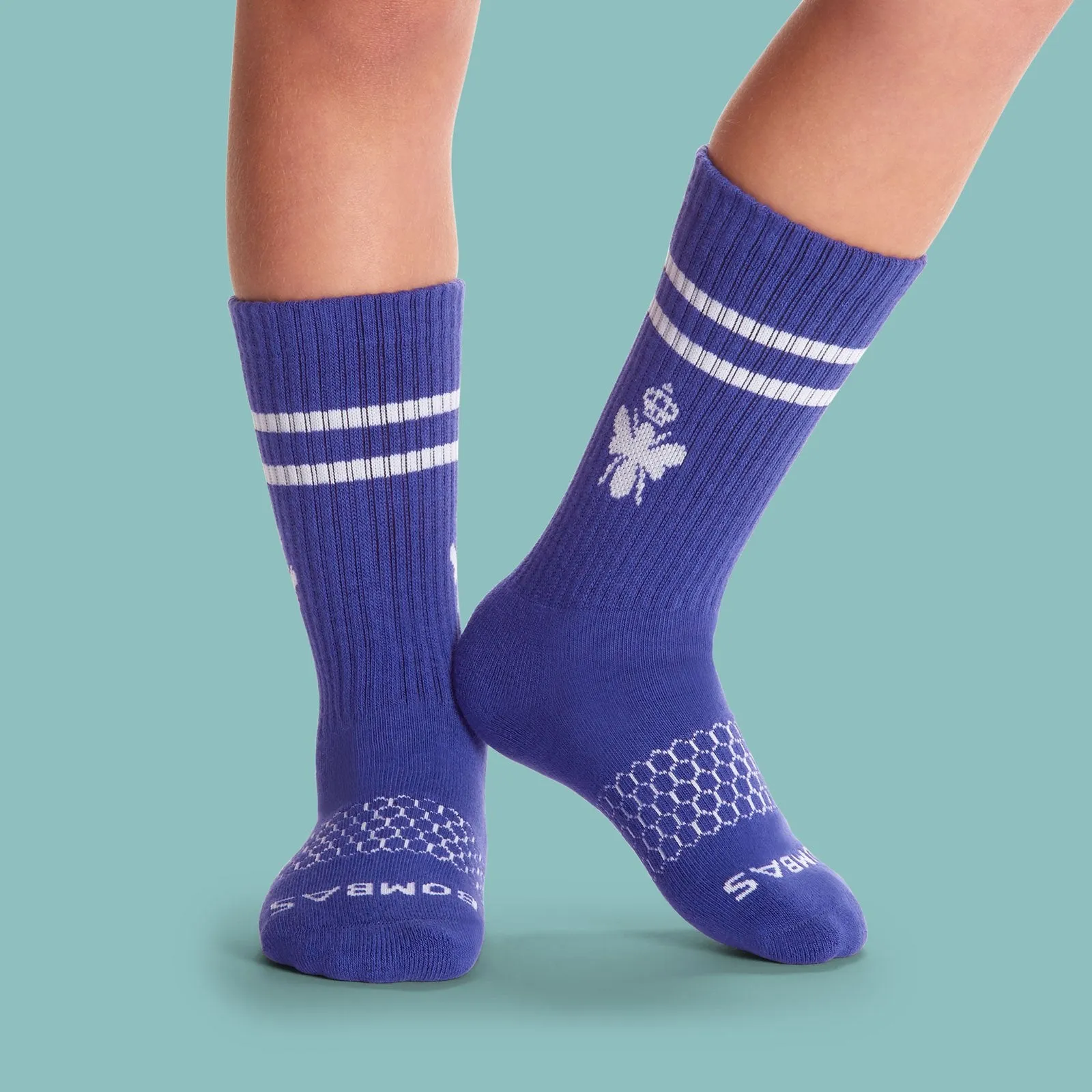 Youth Solid Calf Sock 4-Pack