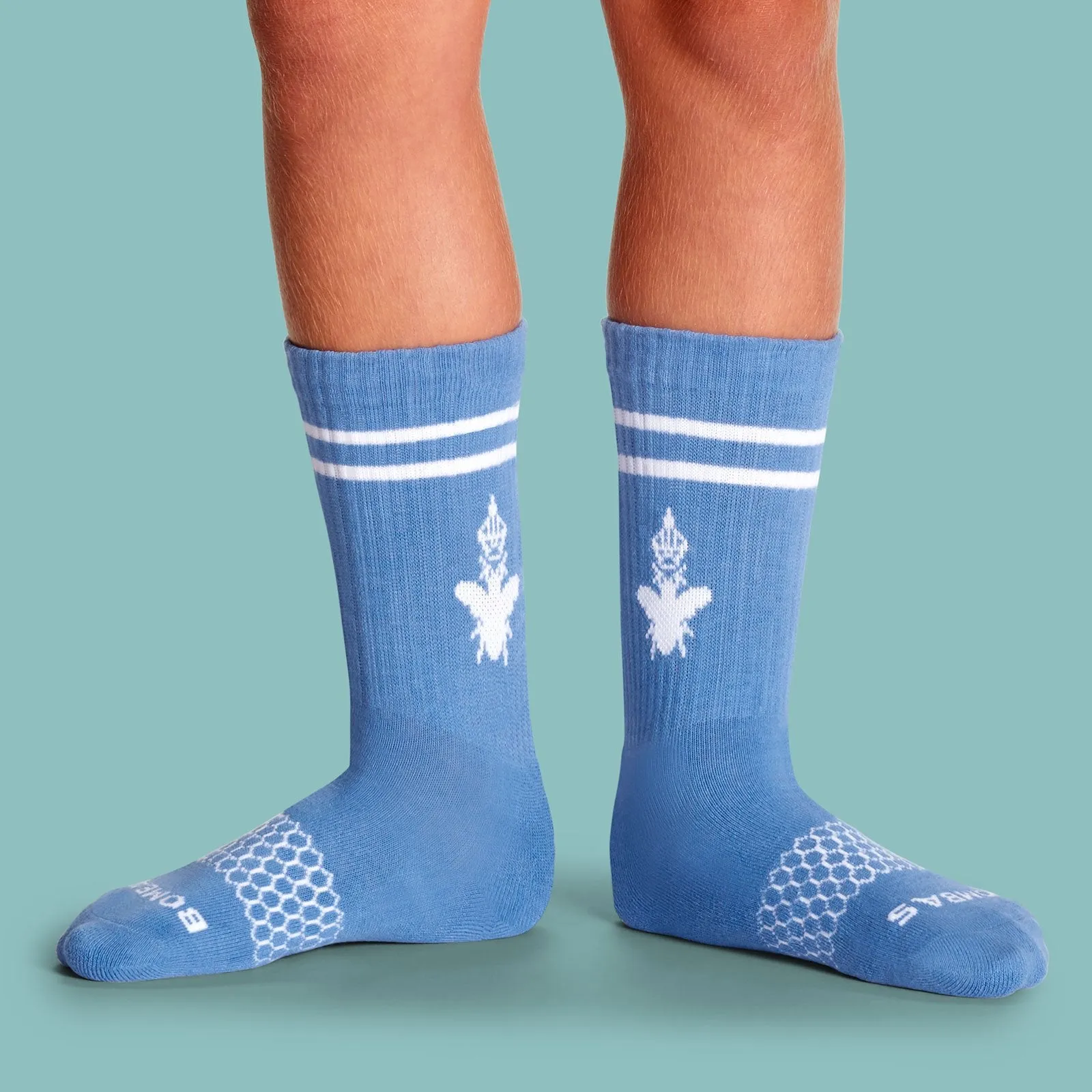 Youth Solid Calf Sock 4-Pack