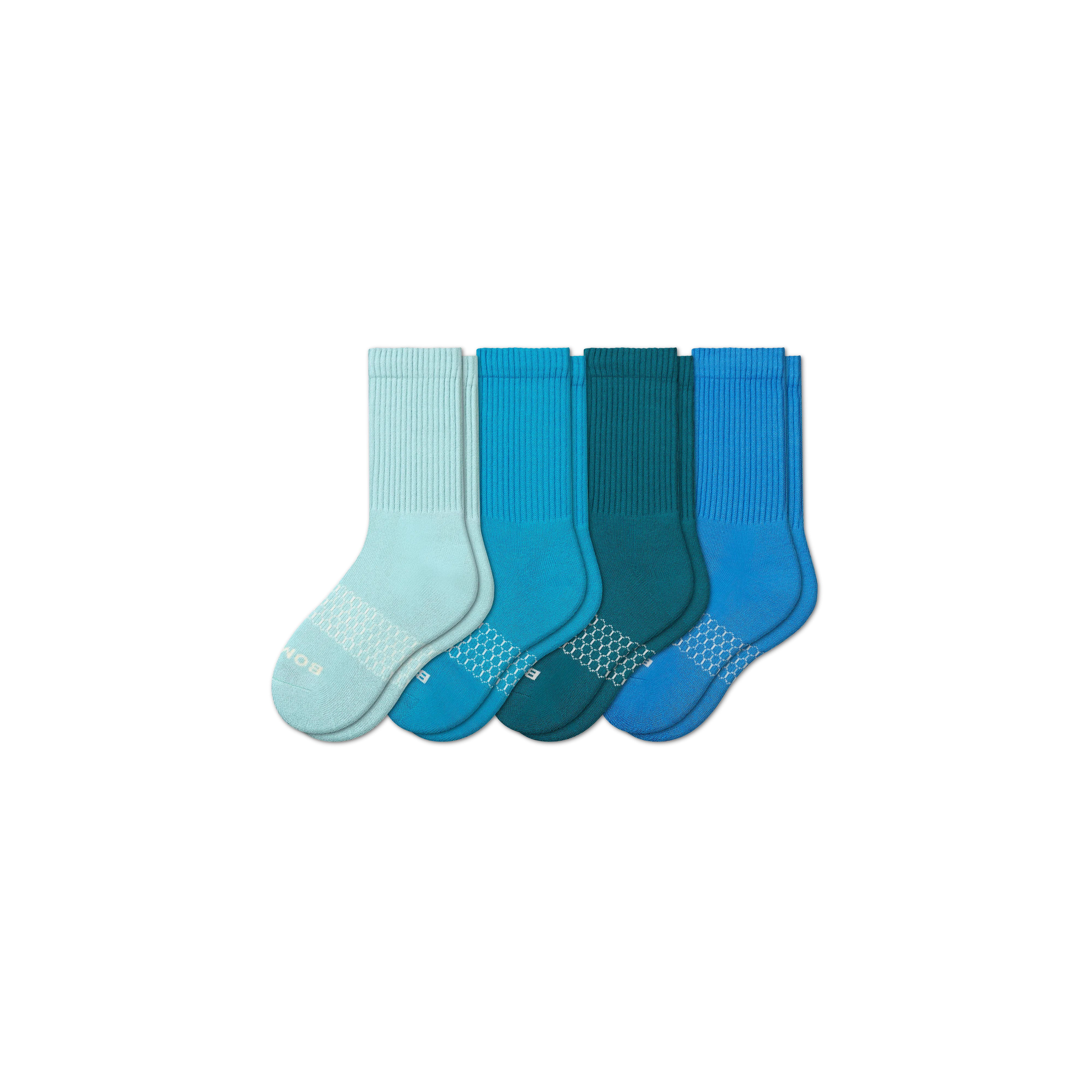 Youth Solid Calf Sock 4-Pack