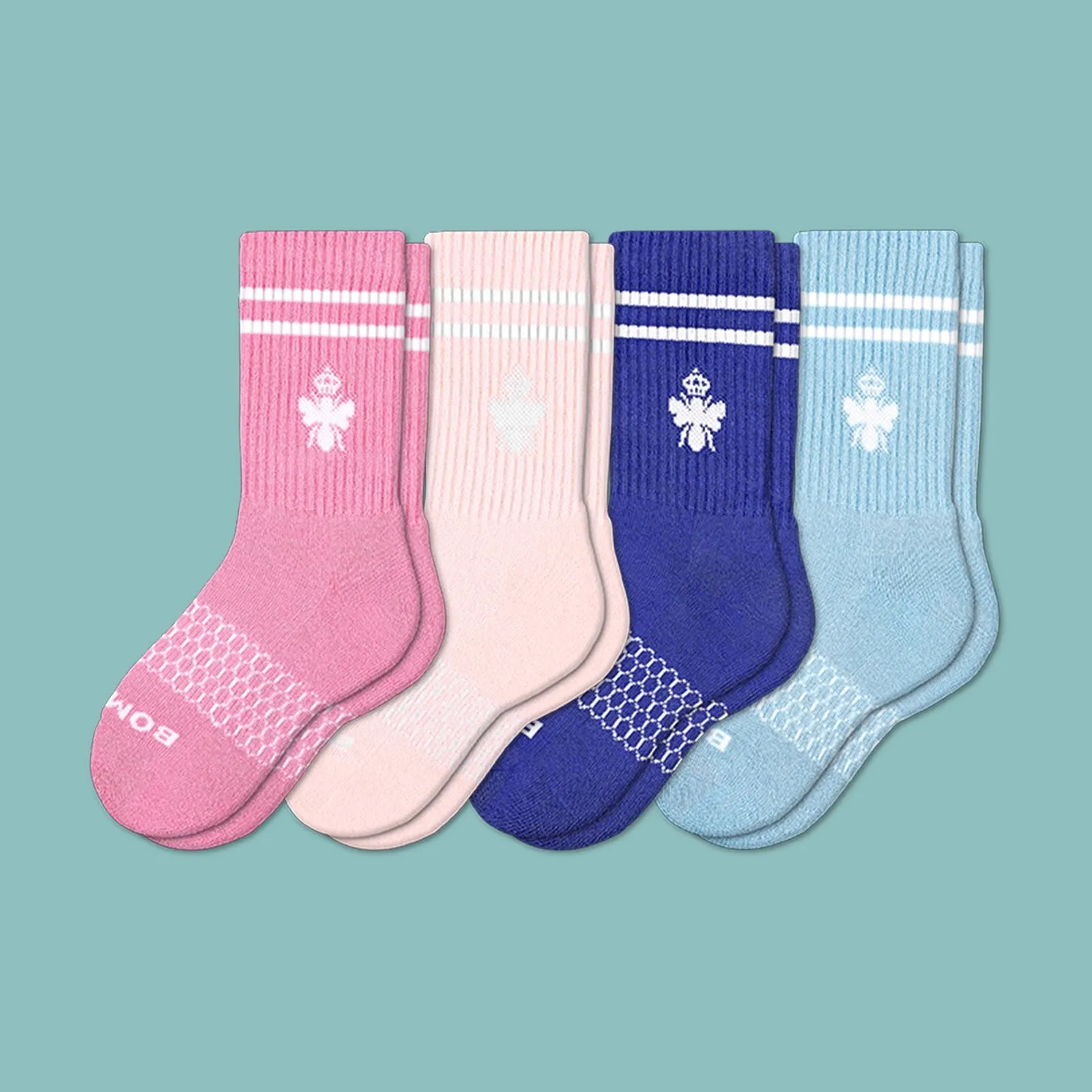 Youth Solid Calf Sock 4-Pack