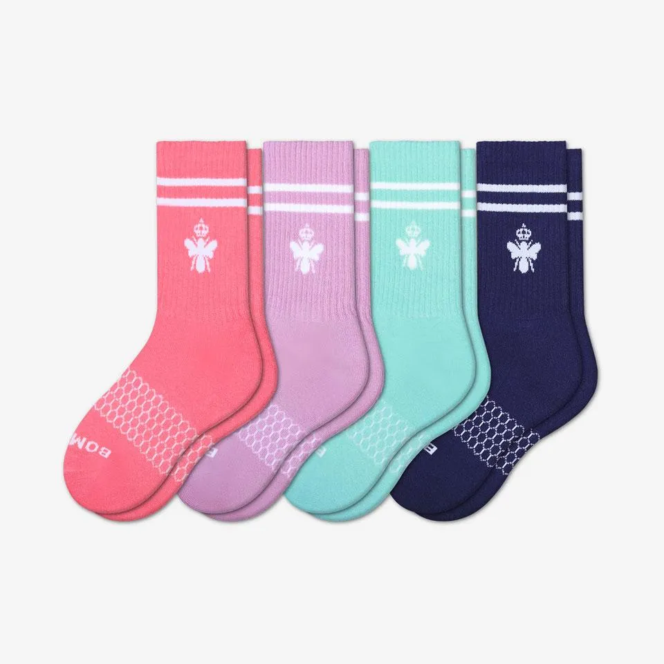 Youth Solid Calf Sock 4-Pack