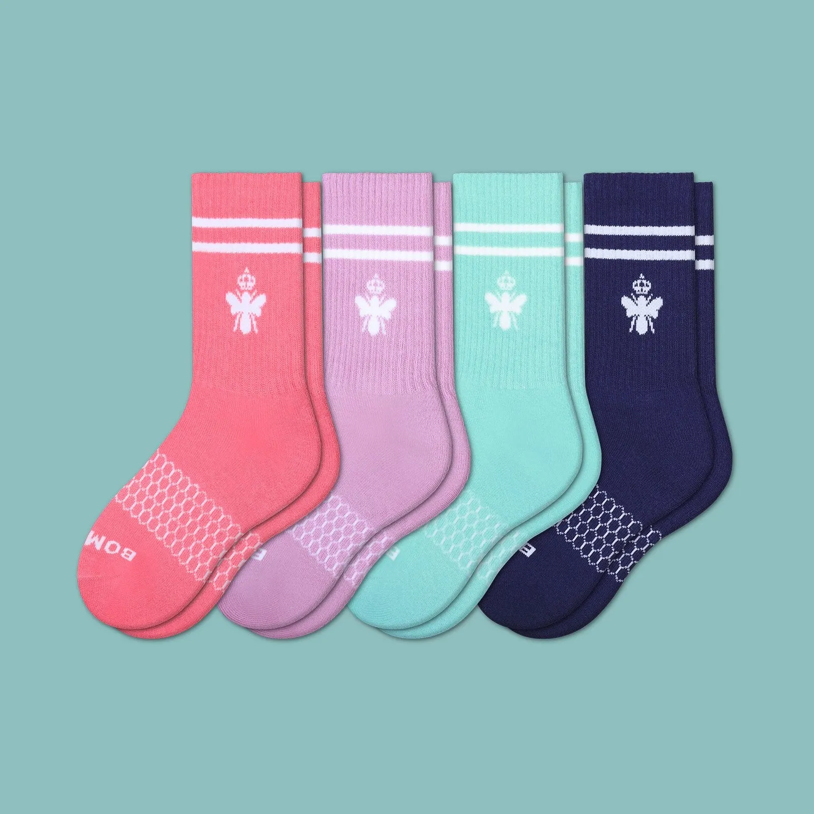 Youth Solid Calf Sock 4-Pack