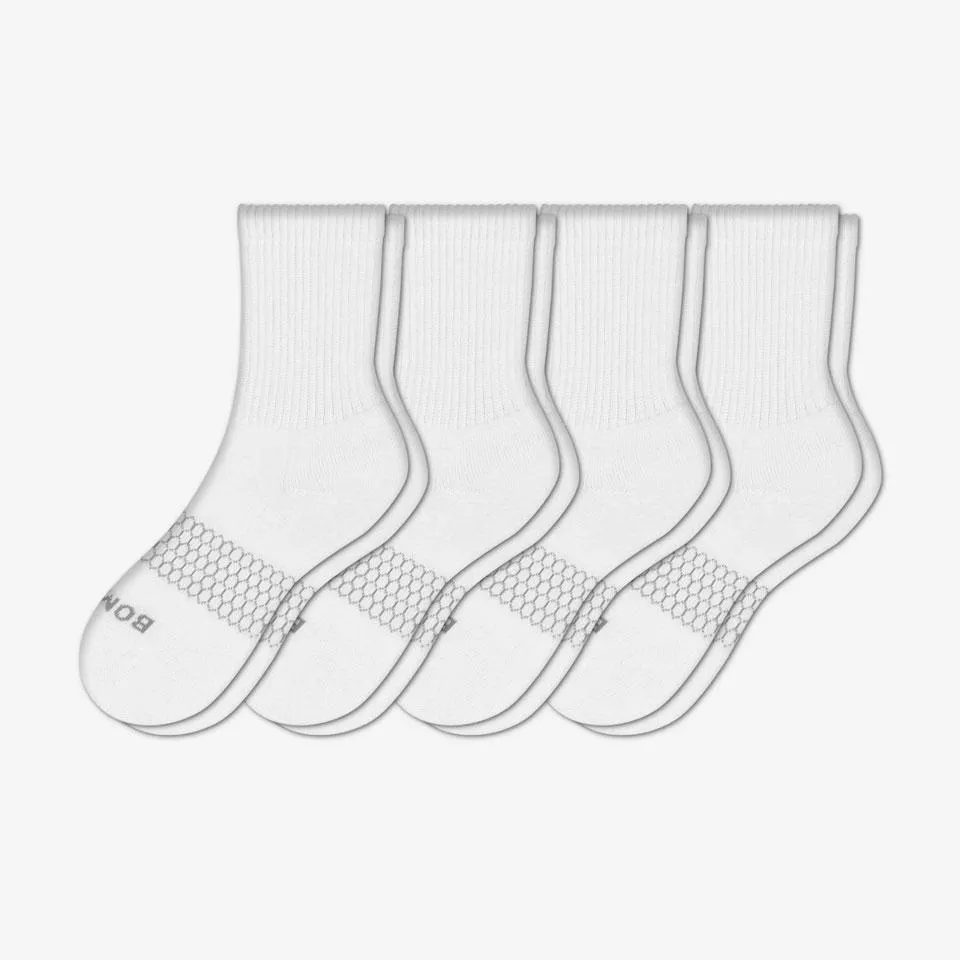 Youth Solid Calf Sock 4-Pack