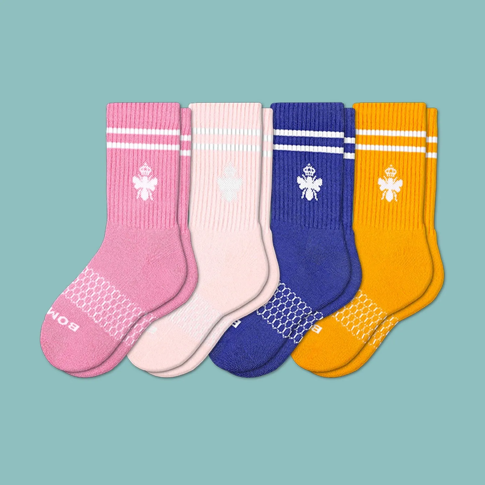 Youth Solid Calf Sock 4-Pack