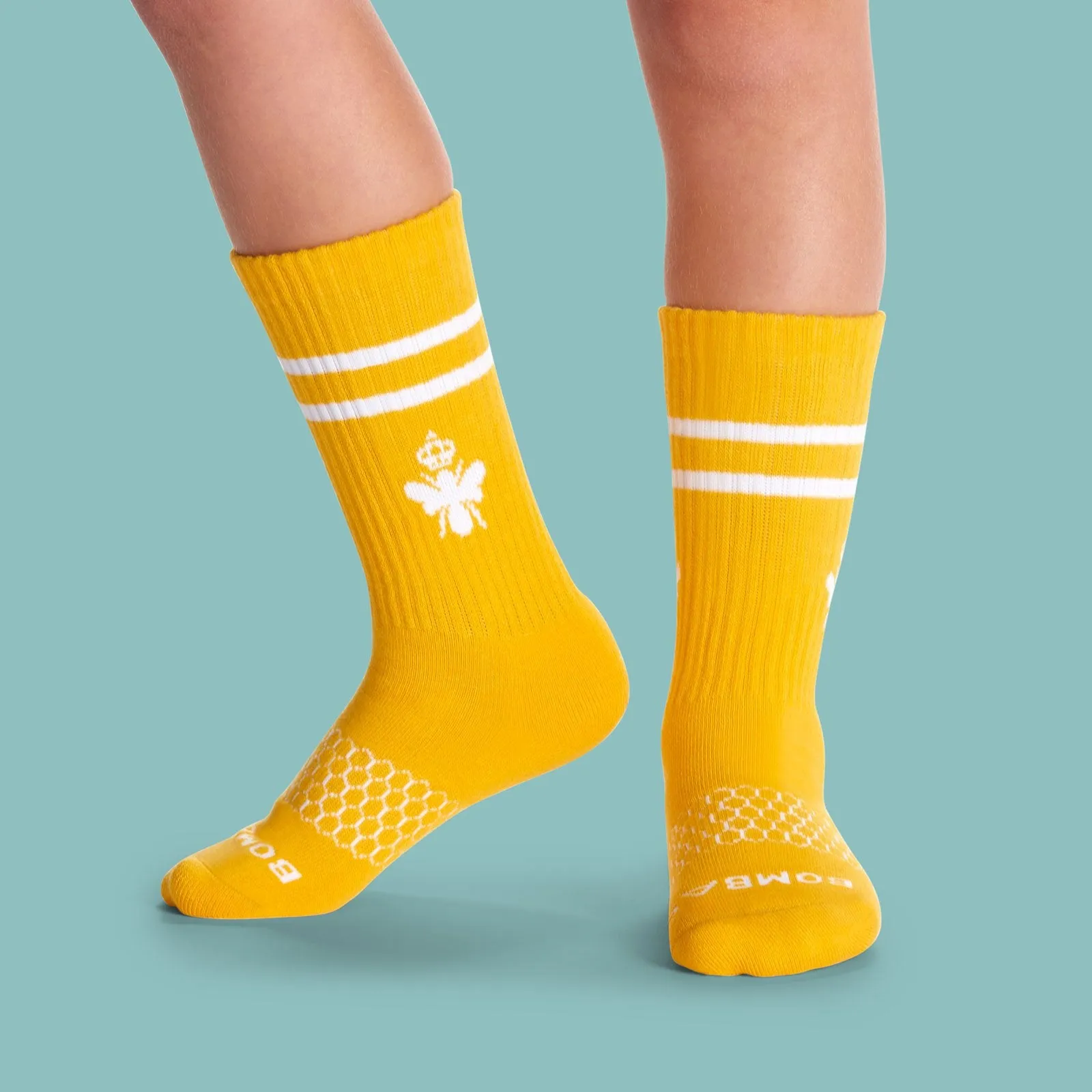 Youth Solid Calf Sock 4-Pack