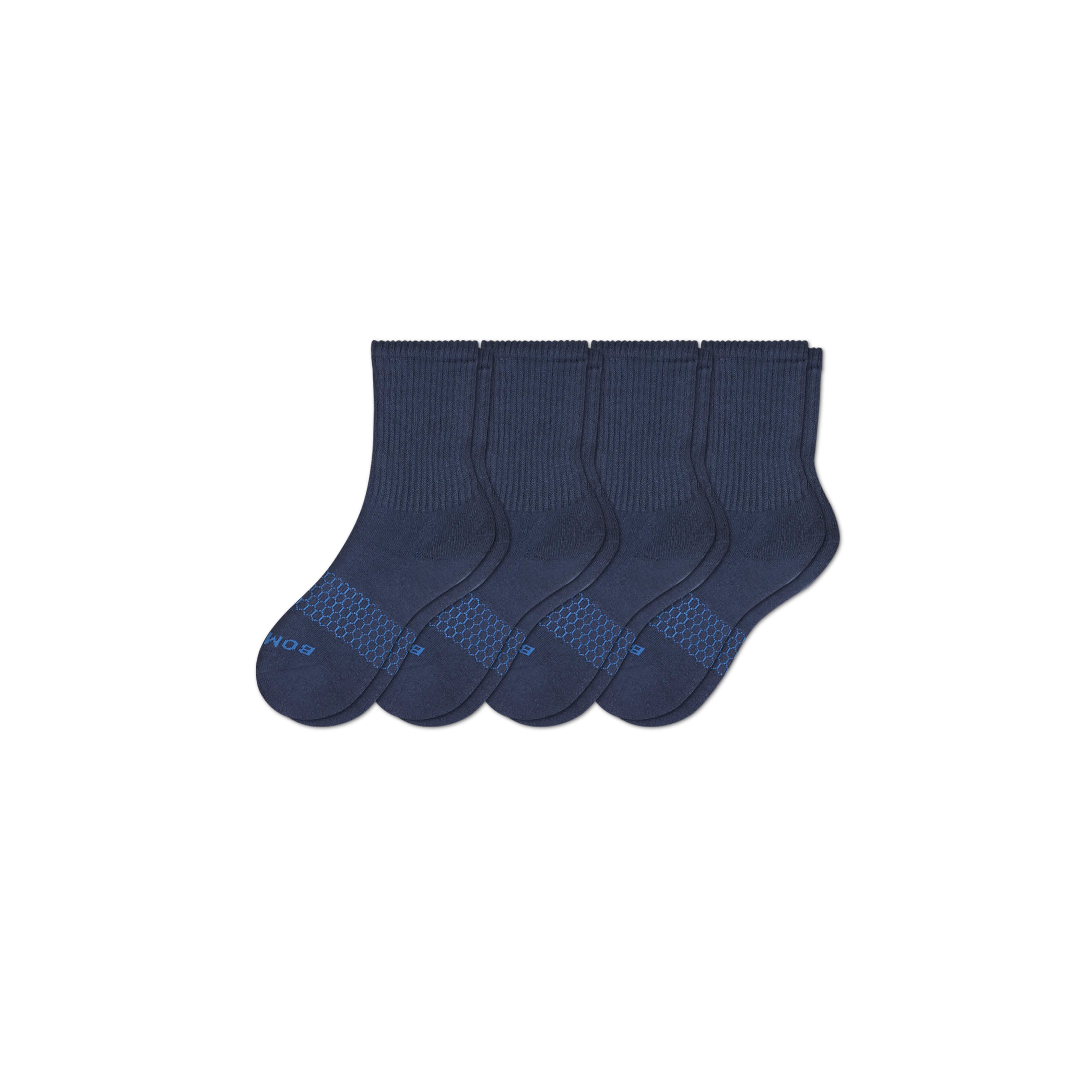 Youth Solid Calf Sock 4-Pack